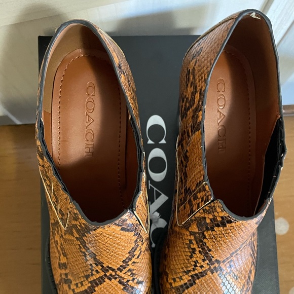 New Coach Perri Snake Print Bootie - Picture 7 of 8